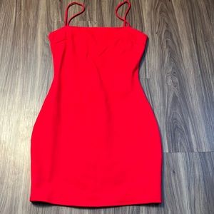 Spaghetti strap bodycon dress